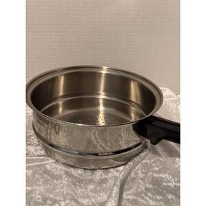 VTG 1801 Revere Ware Steamer‎ Insert Sauce Pan Strainer Stainless Steel